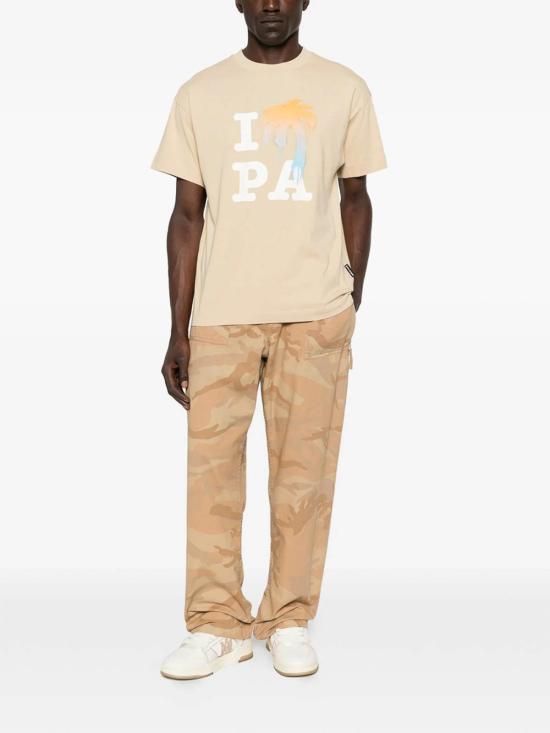 26SS 팜앤젤스 반팔 티셔츠 PMAA109S26JER0076101 Beige - PALM ANGELS