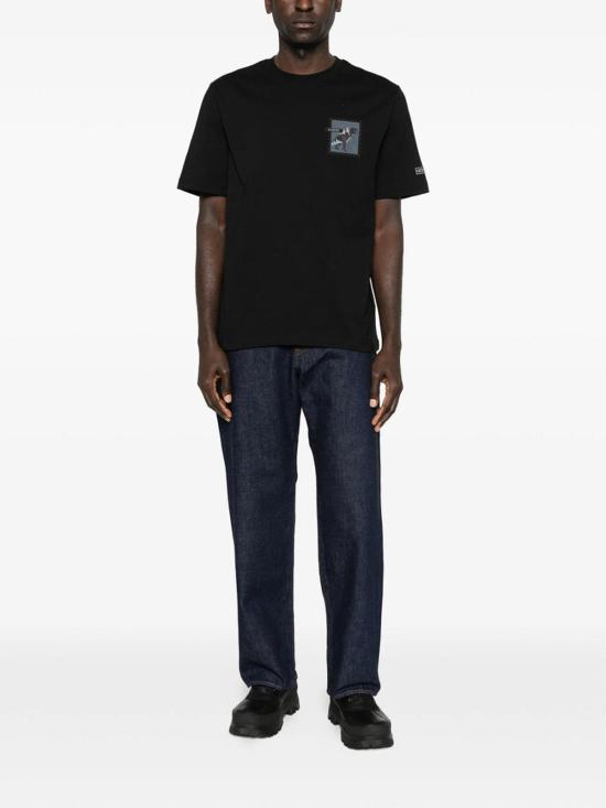 26SS 아이스 비 아이스버그 반팔 티셔츠 F027627A9000 Black - ICE B ICEBERG