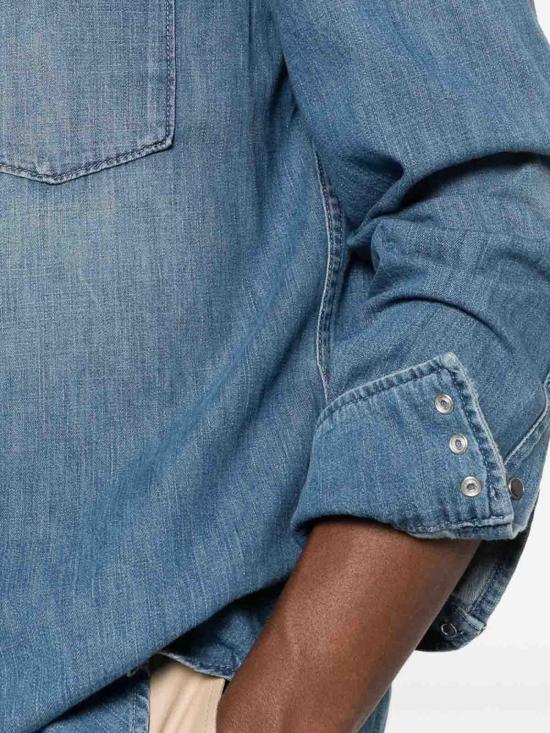 26SS 돈답 셔츠 UC343RMF6800 Blue - DONDUP