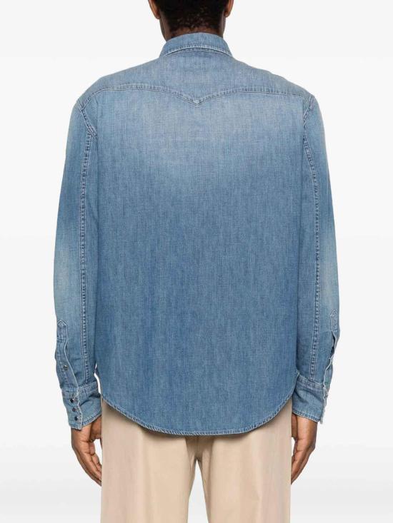 26SS 돈답 셔츠 UC343RMF6800 Blue - DONDUP