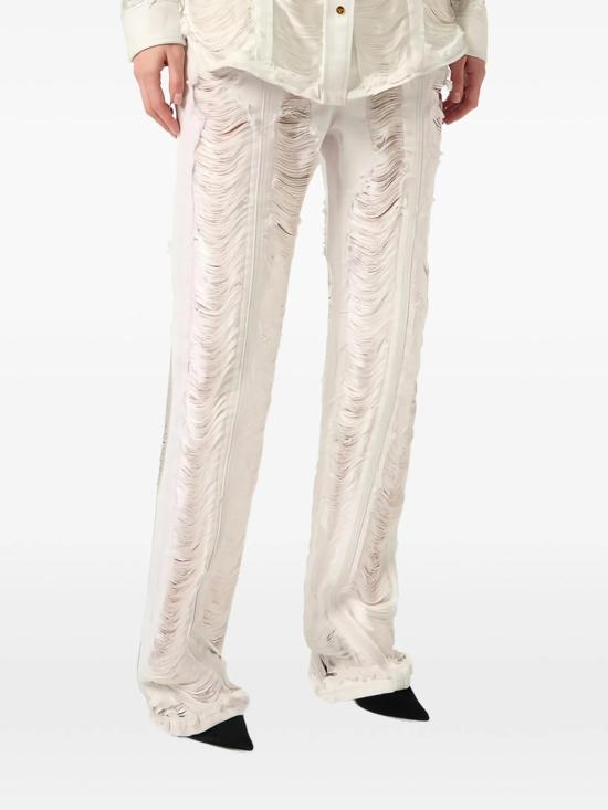 26SS 엘리자베타프랜치 스트레이트 팬츠 PJ33N62E2FF4 WHITE - ELISABETTA FRANCHI