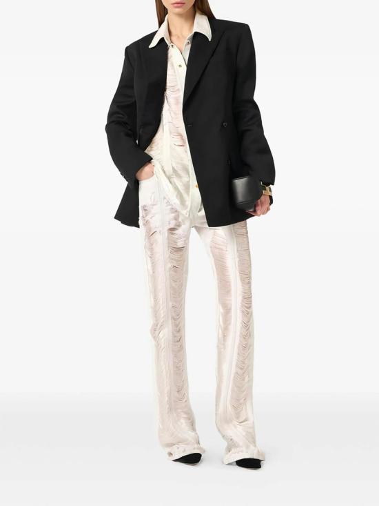 26SS 엘리자베타프랜치 스트레이트 팬츠 PJ33N62E2FF4 WHITE - ELISABETTA FRANCHI