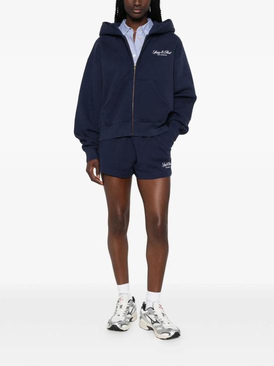 26FW 스포티앤리치 후드 티셔츠 ST09476269BLDNAVY Blue - SPORTY & RICH