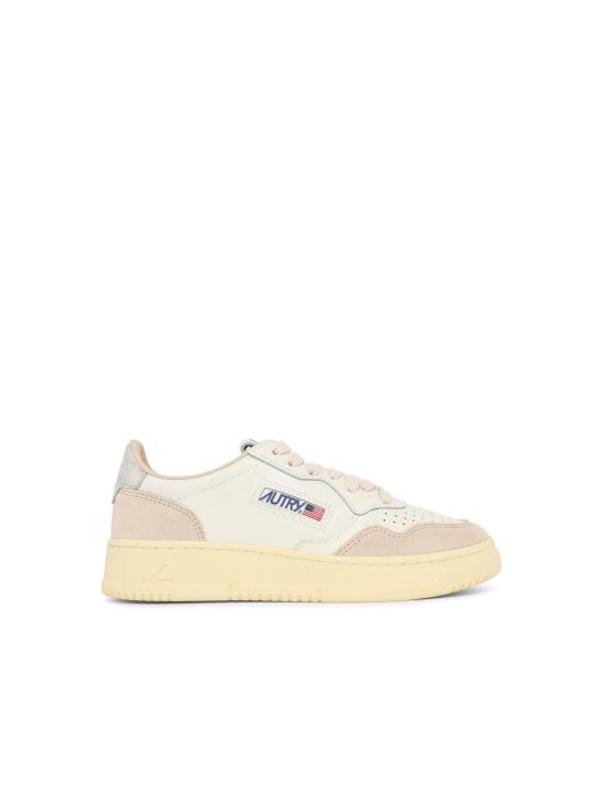 26FW 오트리 메달리스트 로우 레더 스니커즈 AULWLS74 White