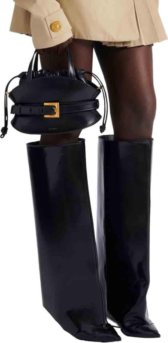 26FW 발망 숄더백 FN0DP017LMTE0PA BLACK - BALMAIN