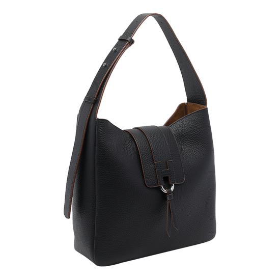 26FW 호간 토트백 KBW01XS0200 TH1B999 Black - HOGAN