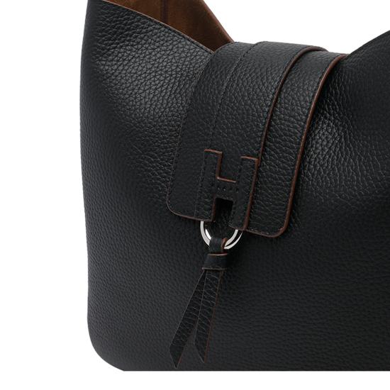 26FW 호간 토트백 KBW01XS0200 TH1B999 Black - HOGAN