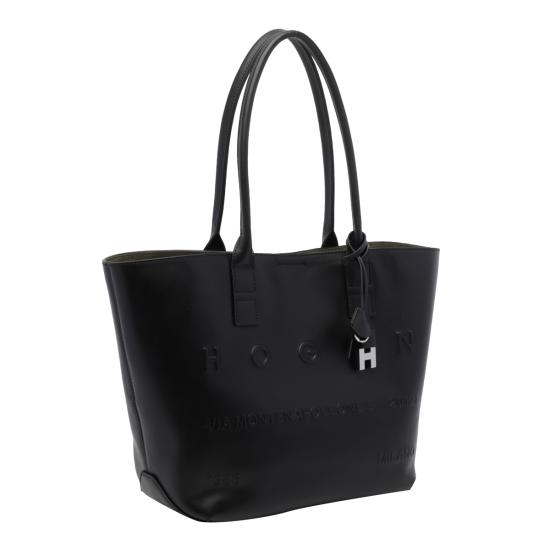 26FW 호간 토트백 KBW01TA0200 TZPB999 Black - HOGAN