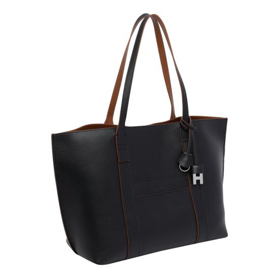 26FW 호간 토트백 KBW01WA0300 UZU7E25 Black - HOGAN