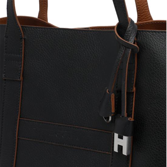 26FW 호간 토트백 KBW01WA0300 UZU7E25 Black - HOGAN