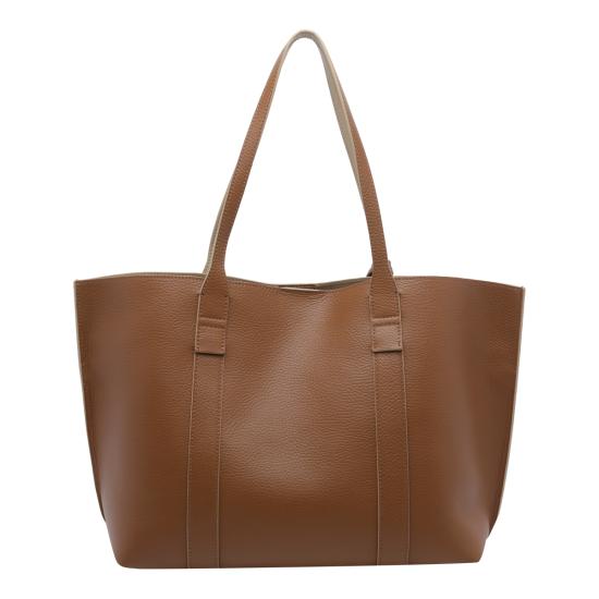 26FW 호간 토트백 KBW01WA0300 UZU7E23 Brown - HOGAN