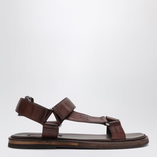 26FW 미우미우 샌들 5X724E020V69 Brown