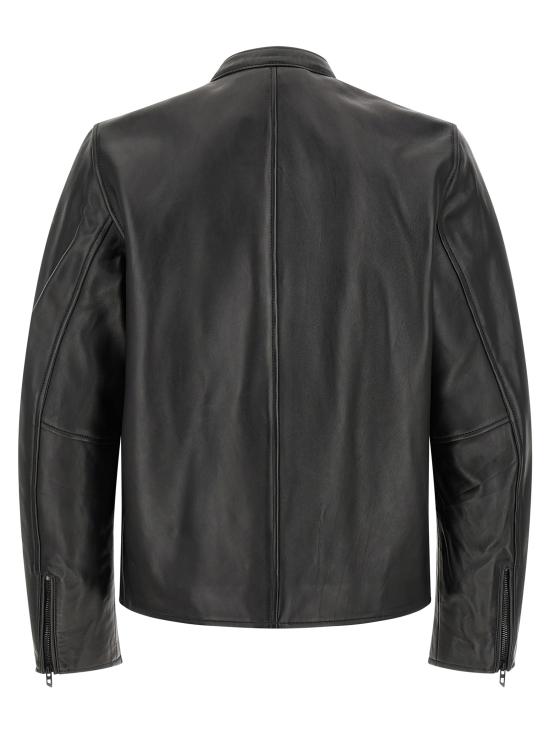 26FW 디젤 가죽 자켓 A185880AJIR9XX Black - DIESEL