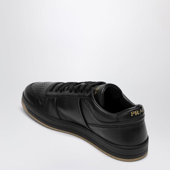 26FW 프라다 다운타운 나파 레더 스니커즈 2EE364D001038 Black - PRADA