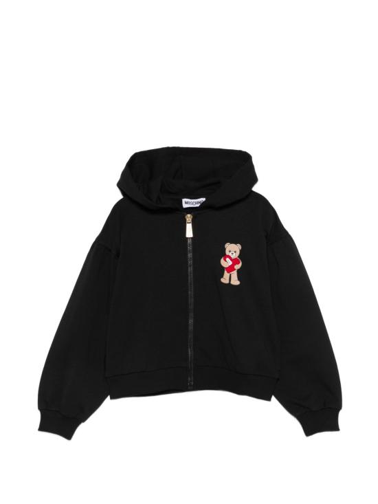 26FW [키즈] 모스키노 니트/스웻셔츠 HDF06T LDA6360100 Nero