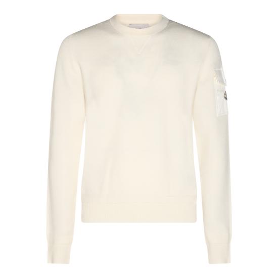 26FW 몽클레어 스웨터 L20919C00001 M1131034 WHITE
