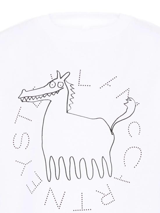 26FW [키즈] 스텔라 맥카트니 티셔츠 TZ8P41 Z3931 100 WHITE - STELLA MCCARTNEY