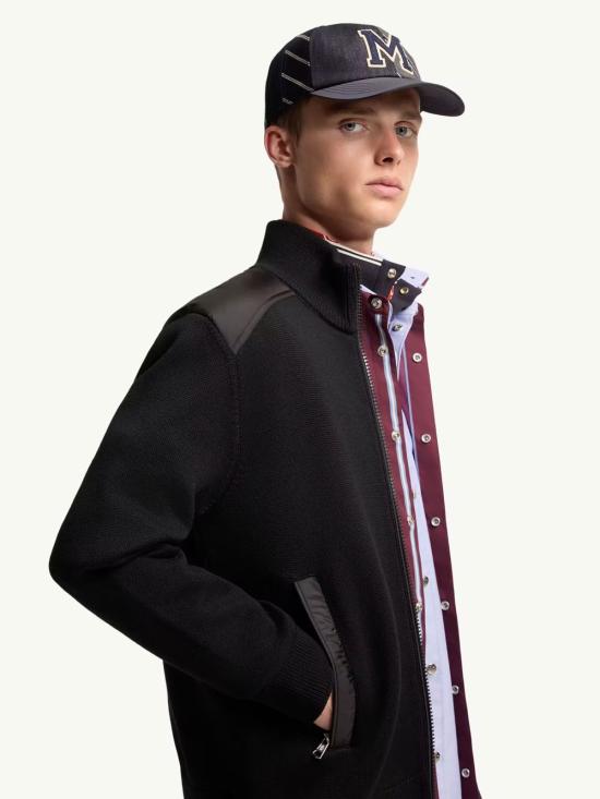 26FW 몽클레어 가디건 L20919B00003 M1131 999 BLACK - MONCLER