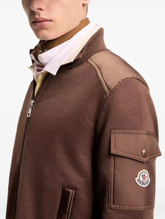 26FW 몽클레어 가디건 L20919B00003 M1131 262 BROWN - MONCLER