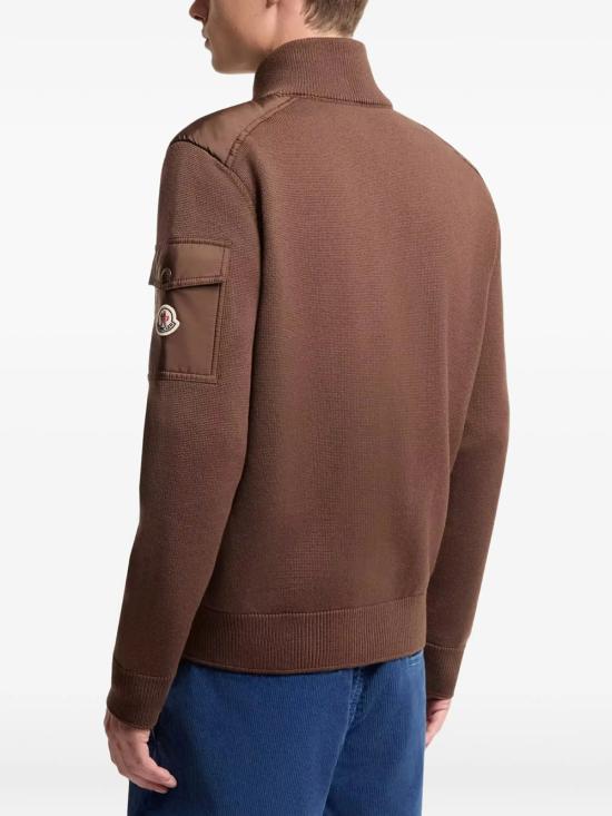 26FW 몽클레어 가디건 L20919B00003 M1131 262 BROWN - MONCLER