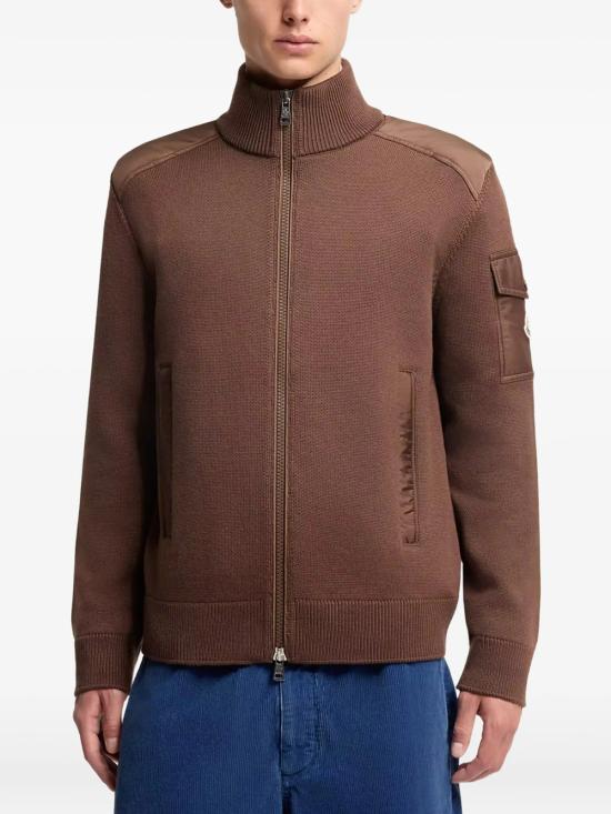 26FW 몽클레어 가디건 L20919B00003 M1131 262 BROWN - MONCLER