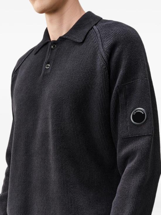 26FW 씨피 컴퍼니 스웨터 21CMKN198A005558G 888 TOTAL ECLIPSE - C.P. COMPANY