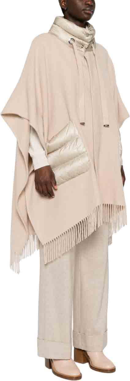 26FW 에르노 퀼티드 포켓 판초 GC00066DR333951982 BEIGE - HERNO