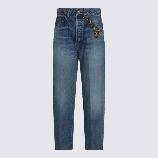 26FW 셀린느 데님 팬츠 RP0IU930F GFV6 VIVIENNE GLASS - CELINE