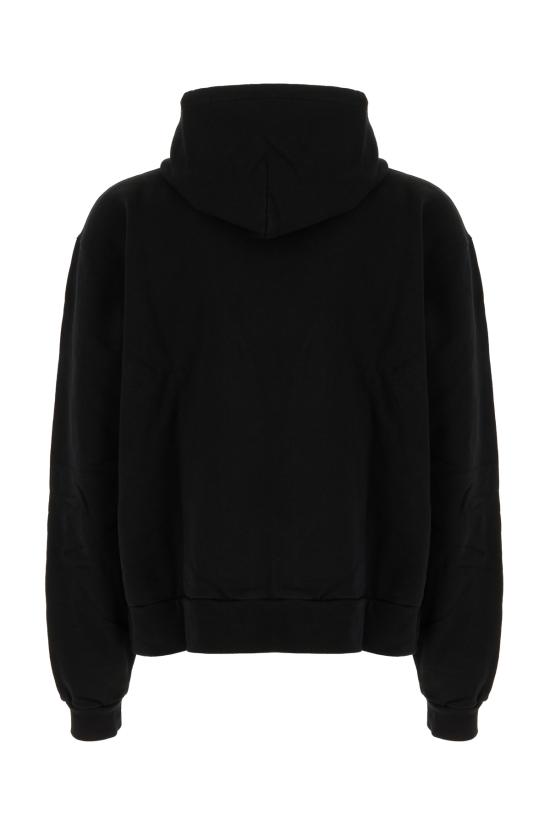 26FW 발렌시아가 더 도어 오버사이즈 집업 후디 850338TUVQ9 1000 BLACK - BALENCIAGA