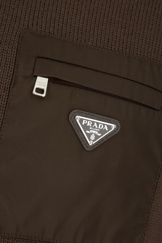 26FW 프라다 스웨터 UMB0491W4X F0003 Marrone - PRADA