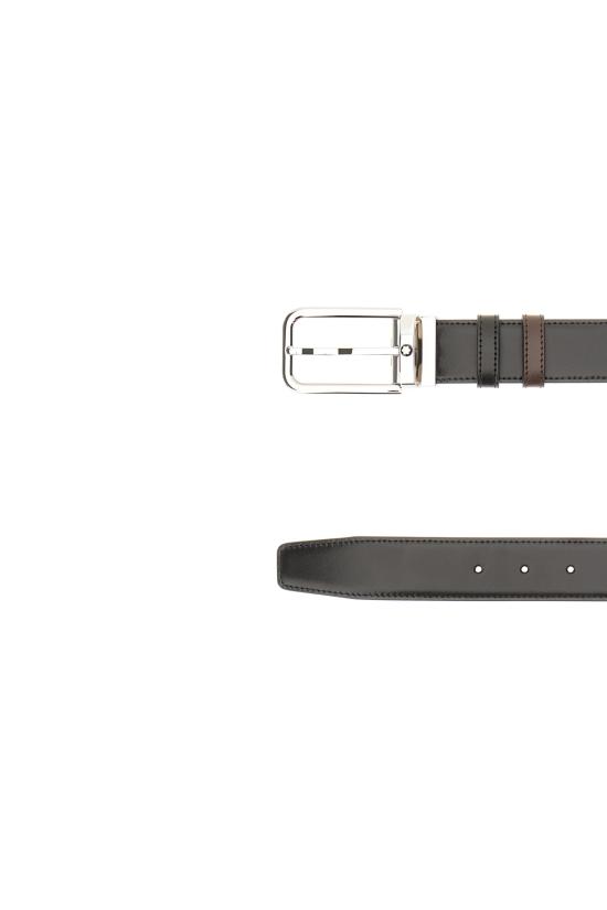 26FW 몽블랑 가죽 벨트 223407 BLACKBROWN BLACK BROWN - MONTBLANC
