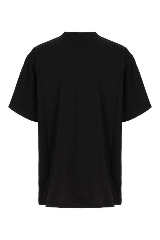 26FW 발렌시아가 더 도어 오버사이즈 티셔츠 871733TUVO4 1000 BLACK - BALENCIAGA