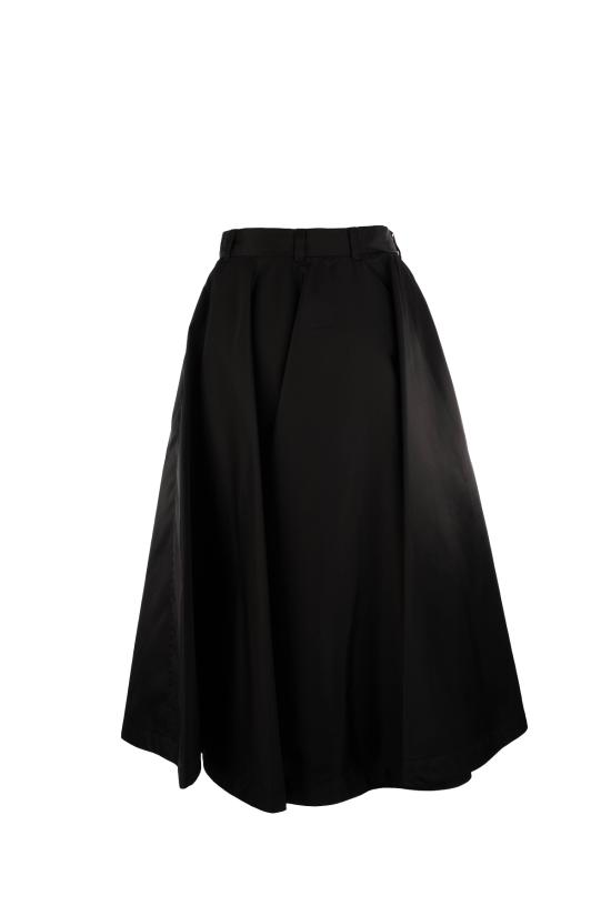 26FW 프라다 미디 스커트 21H0571WQ8 F0002 Nero - PRADA