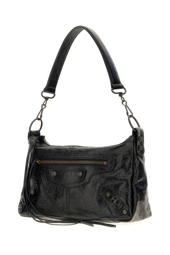 26FW 발렌시아가 르 시티 모토 스몰백 8660572ABEK 1000 BLACK - BALENCIAGA