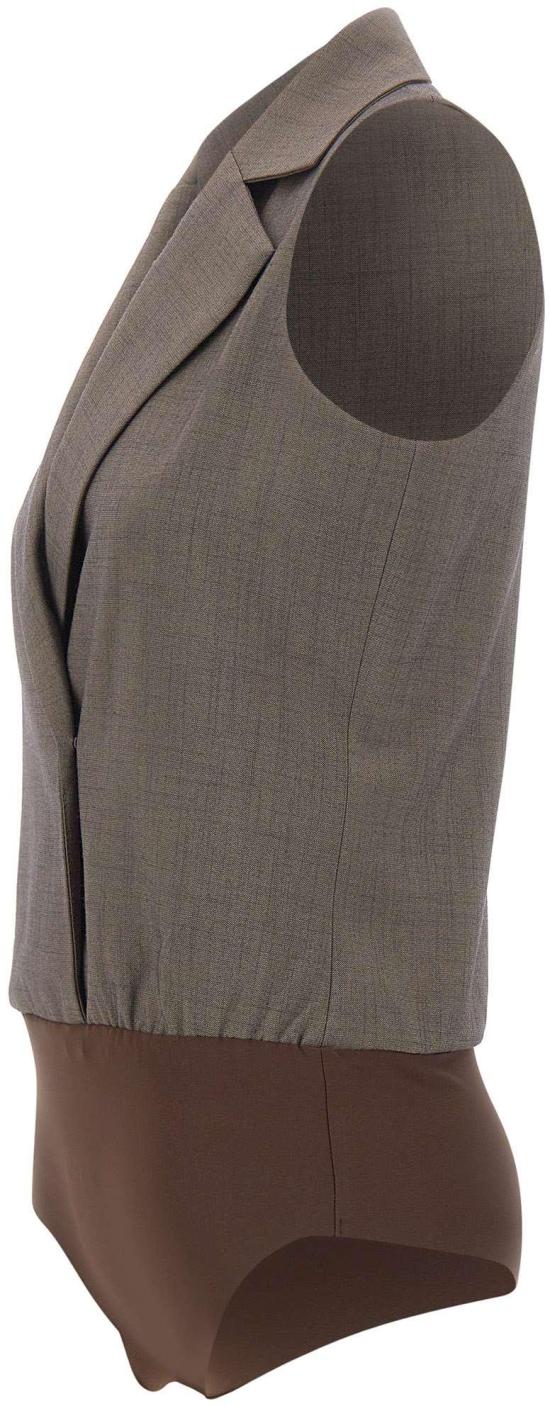26SS 리우조 바디수트 티셔츠 1413589 TAUPE - LIU JO