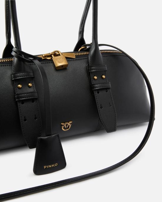 26FW 핑코 토트백 106169A0QO Z99Q Nero antique gold - PINKO