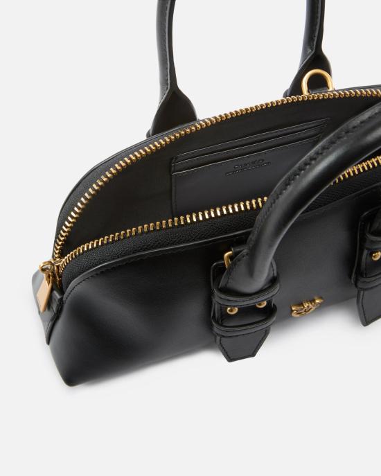 26FW 핑코 토트백 105334A0QO Z99Q Nero antique gold - PINKO