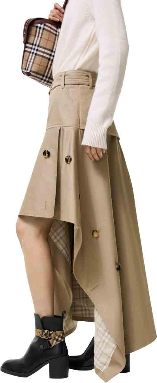 26FW 버버리 롱 스커트 8127157C5956 BEIGE - BURBERRY