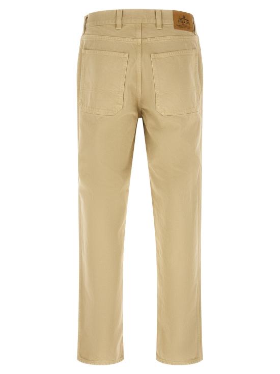 26FW 프라다 데님 팬츠 GEP446SUMO1954F0630 Beige - PRADA