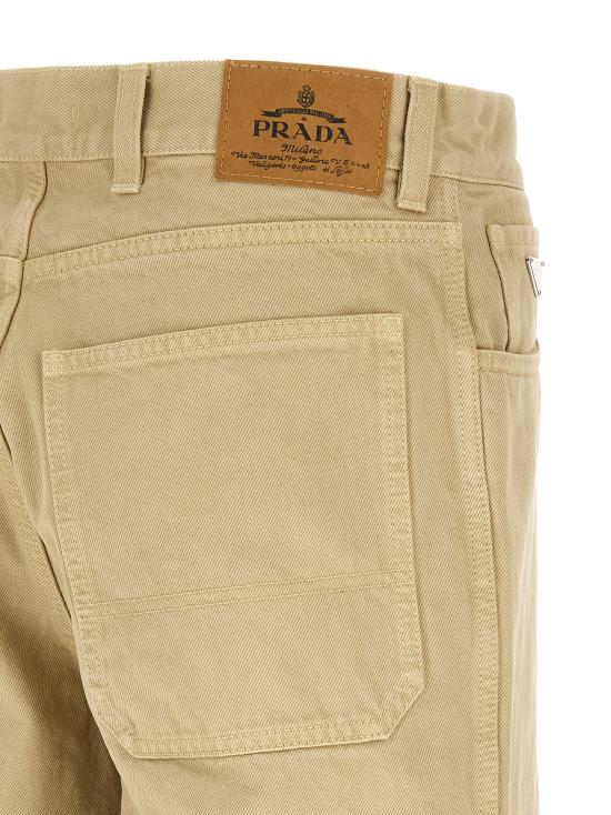 26FW 프라다 데님 팬츠 GEP446SUMO1954F0630 Beige - PRADA