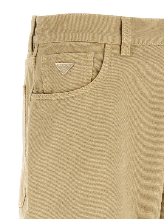 26FW 프라다 데님 팬츠 GEP446SUMO1954F0630 Beige - PRADA