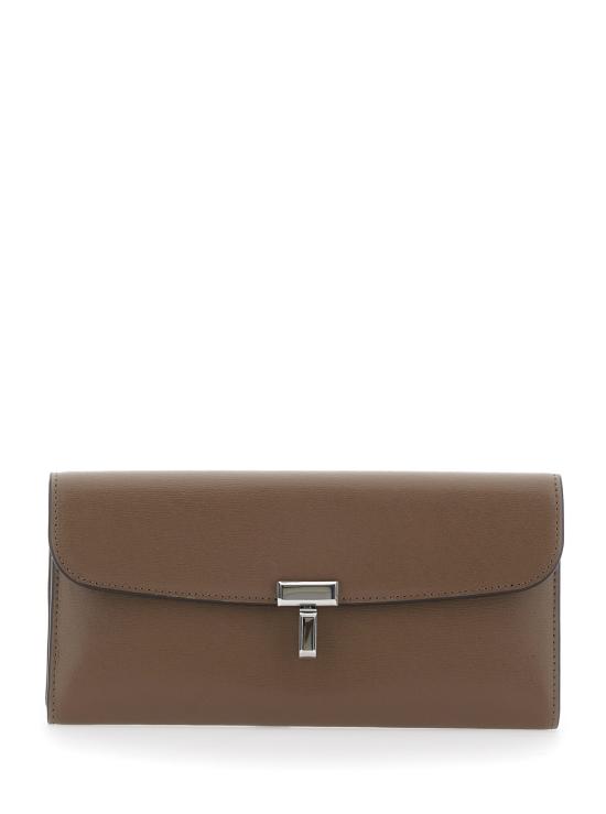 26FW 토템 티락 레더 월렛 251WAM0041LE0025379 Beige