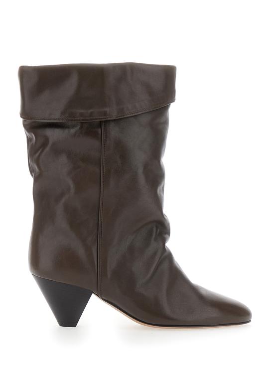26FW 이자벨마랑 DALBY 달비 미들 부츠 BO0188FAC1A19S50DZ Brown