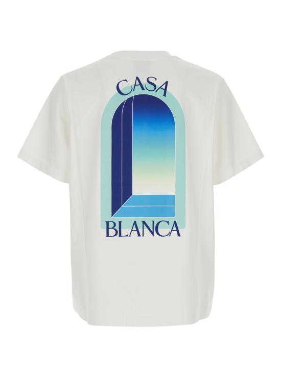 26FW 카사블랑카 반팔 티셔츠 MPF26JTS00114WHITEJERSEY - CASABLANCA