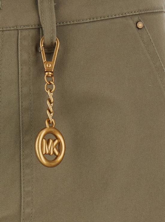 26FW 마이클 코어스 스트레이트 팬츠 MT631013X6305 Green - MICHAEL KORS