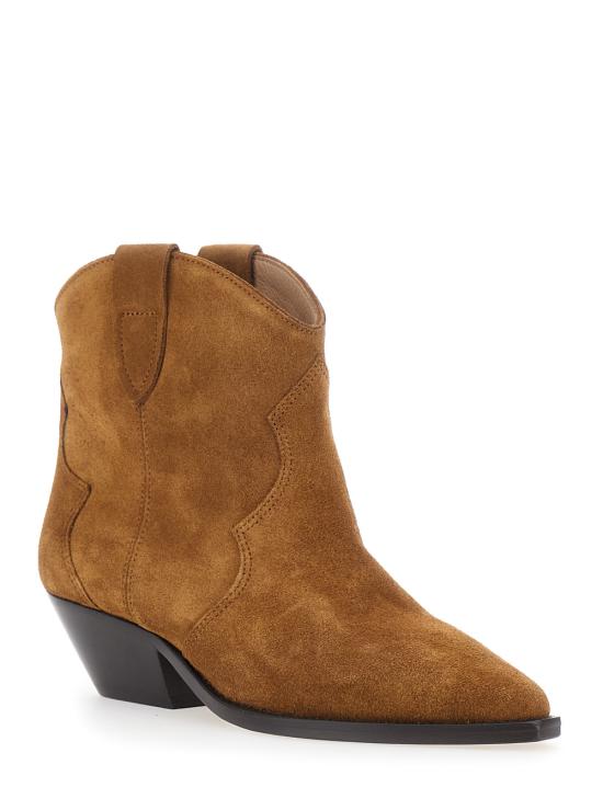 26FW 이자벨마랑 드위나 스웨이드 카프스킨 카우보이 부츠 BO0002FAA1A03S50CO Brown - ISABEL MARANT