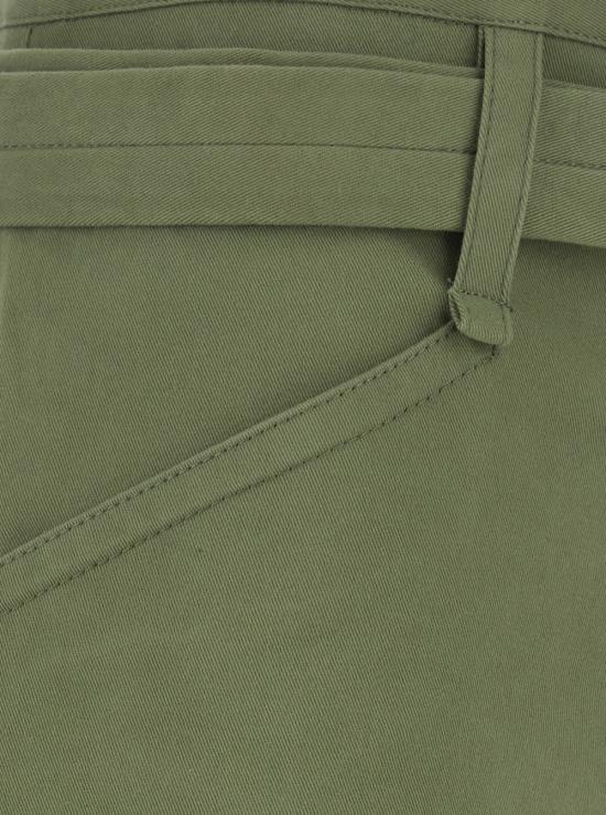 26FW 세미쿠튀르 스트레이트 팬츠 Y6WO19S26 Green - SEMI-COUTURE