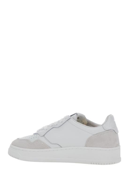 26FW 오트리 메달리스트 로우 레더 스니커즈 AULWLS30WHITEWHITE - AUTRY