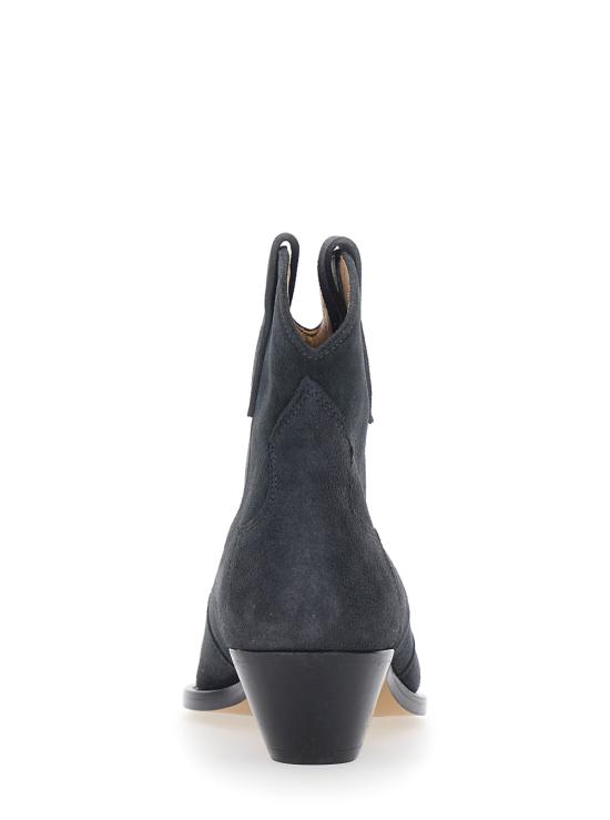 26FW 이자벨마랑 드위나 스웨이드 카프스킨 카우보이 부츠 BO0002FAA1A03S02FK Black - ISABEL MARANT