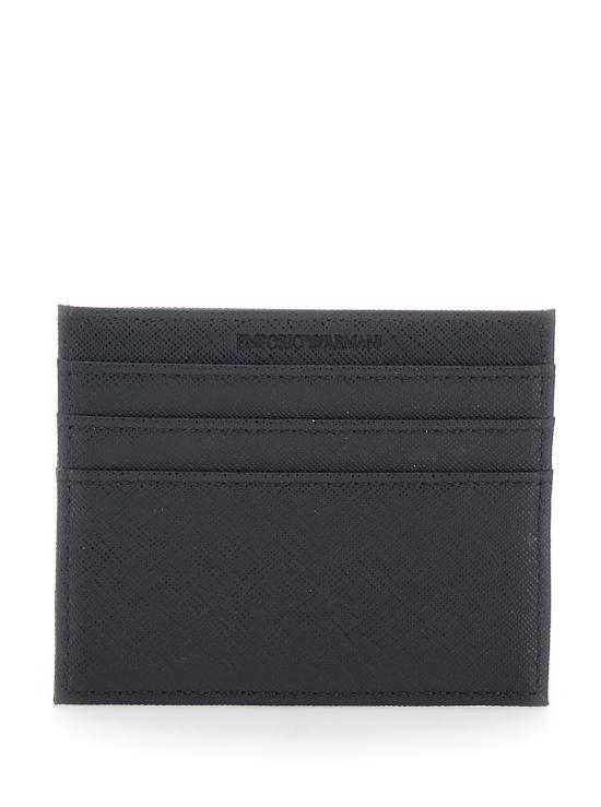 26FW 엠포리오 아르마니 명함지갑 Y4R173Y138E81072 Black - EMPORIO ARMANI